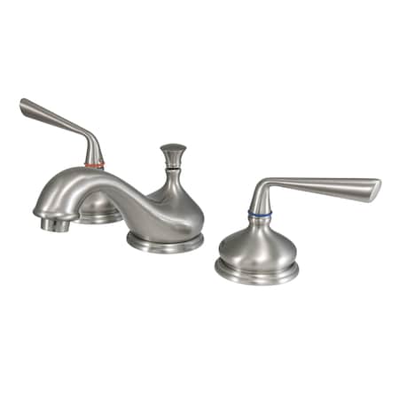 KS1168ZL 8-Inch Widespread Bathroom Faucet With Brass Pop-Up